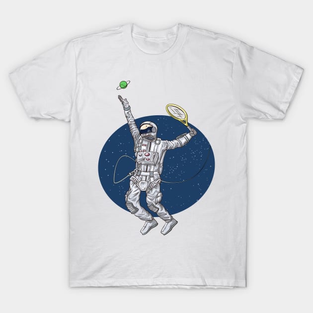 Tennis in the space T-Shirt by felipeoferreira
